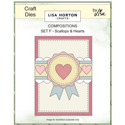 Lisa Horton Crafts Dies - Scallops and Hearts